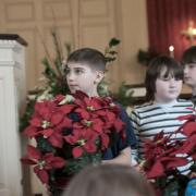 Decorating the sanctuary
