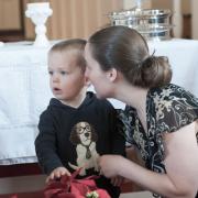 Decorating the sanctuary