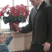 Decorating the sanctuary