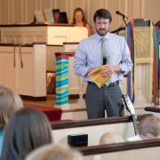 Rev.Eric offered the message