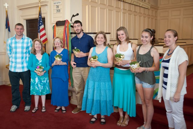 Recognition of Church School staff.
