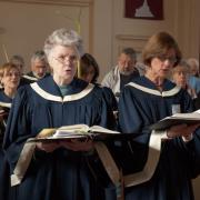 Procession of Palms during the opening hymn