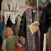 Procession of Palms during the opening hymn