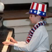 Kevin performed the "Battle Hymn of the Republic."