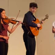 The trio of Ari, Ani and Jake, presented a haunting work by Green Day.