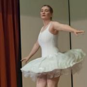 "The Dying Swan," ballet performance by Suzanne.