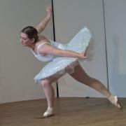 "The Dying Swan," ballet performance by Suzanne.