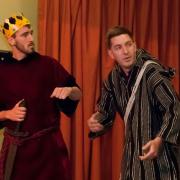 Monty Python's "Dennis Skit," with David, Suzanne, Andrew and Violet.