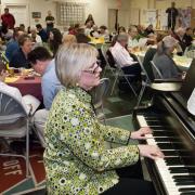 Nancy led a "Show Tunes Sing-a-Long," and everyone enthusiastically sang along!