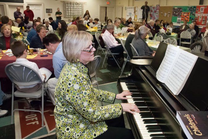 Nancy led a "Show Tunes Sing-a-Long," and everyone enthusiastically sang along!