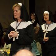 The Singing Nuns of East Church made a triumphant return, presenting a rousing finale act.