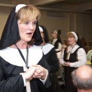 The Singing Nuns of East Church made a triumphant return, presenting a rousing finale act.