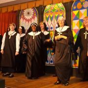 The Singing Nuns of East Church made a triumphant return, presenting a rousing finale act.