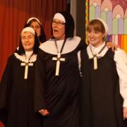 The Singing Nuns of East Church made a triumphant return, presenting a rousing finale act.