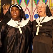 The Singing Nuns of East Church made a triumphant return, presenting a rousing finale act.