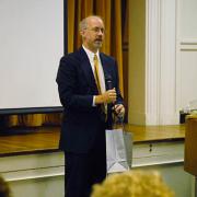 Mike makes first presentation