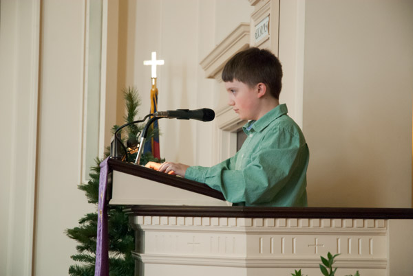 Hanging of the Greens service 2010