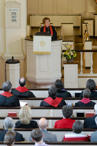 Installation service for Revs. Sara and Eric Marean