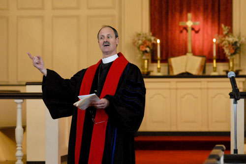 Installation service for Revs. Sara and Eric Marean