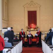 Installation service for Revs. Sara and Eric Marean