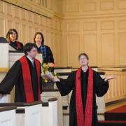 Installation service for Revs. Sara and Eric Marean