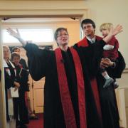 Installation service for Revs. Sara and Eric Marean