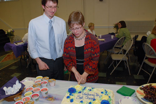 Installation service for Revs. Sara and Eric Marean