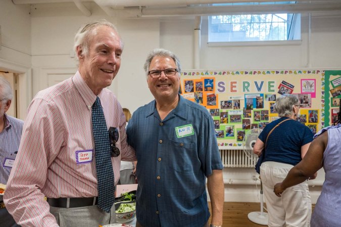Jeff Johnson and Rabbi Benjamin