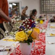 Floral arrangements by Donna Stapleton
