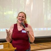 Lisa Ward spoke of Shelly's welcoming collegial activities