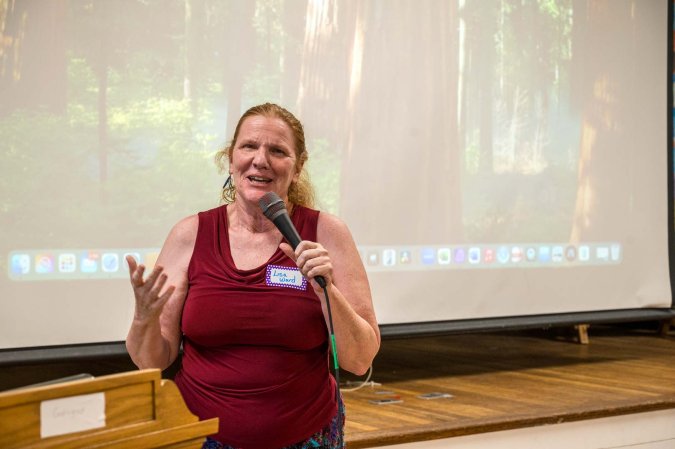 Lisa Ward spoke of Shelly's welcoming collegial activities