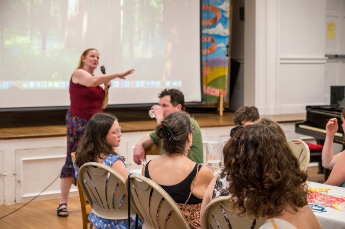 Lisa Ward spoke of Shelly's welcoming collegial activities