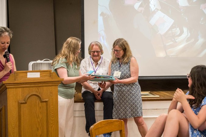 Beth Olson's involvement was recognized as well as Shelly's.