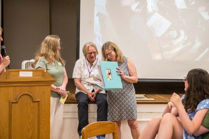 Beth Olson's involvement was recognized as well as Shelly's.