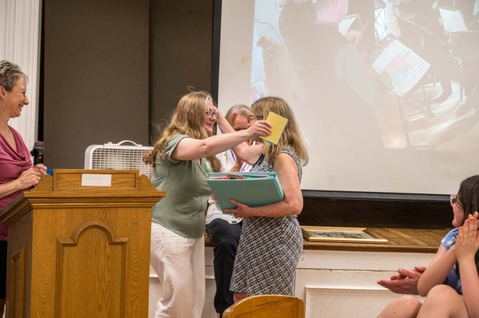 Beth Olson's involvement was recognized as well as Shelly's.