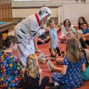 Beth Olson delivers her final Children's Message