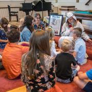 Beth Olson delivers her final Children's Message