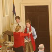Gregory receives Prayer Shawl