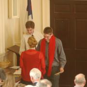 Joseph receives Prayer Shawl