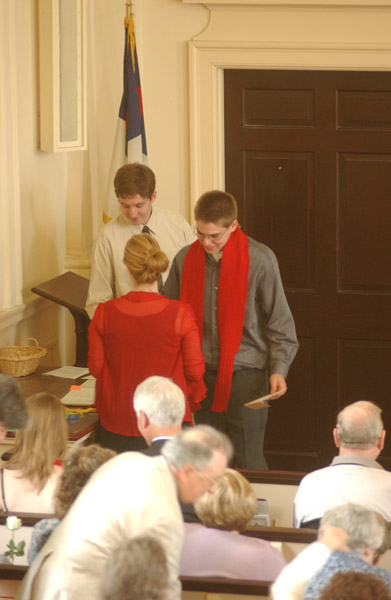 Joseph receives Prayer Shawl