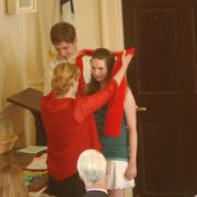 Rebecca receives Prayer Shawl