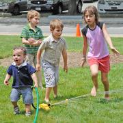 Follow the sprinkler!