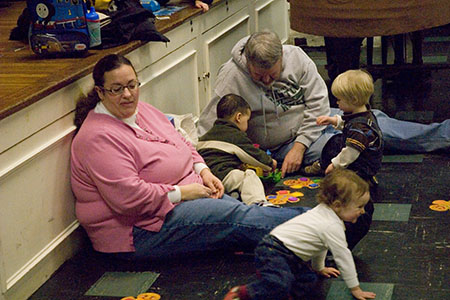 All the *real* action happens at the floor level