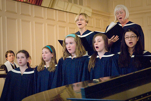 East Congregational Church's Millennium Choir, joined by members of Adult choir, present "Woke Up This Morning"