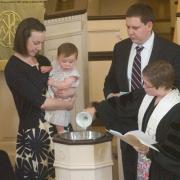 Grace Katharine Lusa baptism