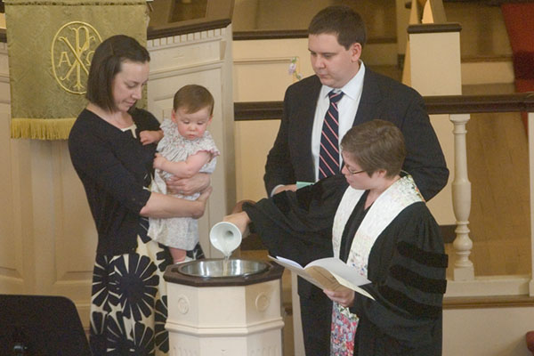 Grace Katharine Lusa baptism