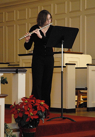 Tina provides postlude